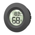 thumbnail image 2 of SPOORYYO Round Embedded Electronic Thermograph And Hygrometer Pet Reptile Electronic Thermograph Acrylic Box Thermograph Can Replace Between And Fahrenheited, 2 of 6