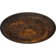 thumbnail image 3 of Ekena Millwork 20"OD x 1 1/2"P Damon Ceiling Medallion (Fits Canopies up to 3 3/8"), Hand-Painted Rust, 3 of 6