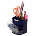 thumbnail image 3 of tooloflife Plastic Office Desk Pen Bin Organizer with 3 Mini Drawer Desk Storage Case Office Stationery Supplies Organizers, 3 of 3