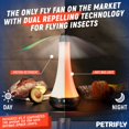 thumbnail image 4 of Ventiladores de mesa PETRI FLY, paquete de 4 unidades, con luz antiinsectos para exteriores, 4 of 7