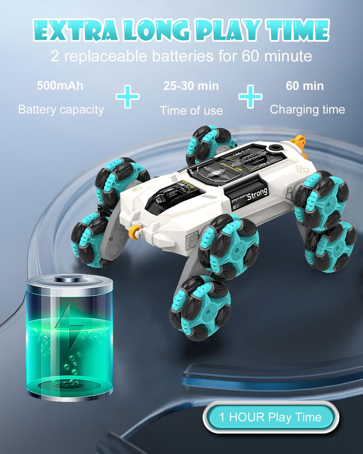 FLYNOVA Gesture Sensing Rc Car Toys for Boy Age 8-13,2.4Ghz 8Wd Remote Control Car,Racing Drift Double-Sided Stunt Car,Christmas Birthday Coolest Gift Ideas for Boys Girls Kids 8 9 10 11 12+ Year