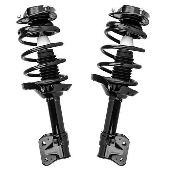 Detroit Axle - 2pc Front Struts for 2009-2013 Subaru Forester [Turbocharged] Complete Ready Struts w/Coil Spring 2010 2011 2012 Replacement Struts Assembly