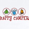 thumbnail image 2 of CafePress - Happy Camper Infant Bodysuit - Baby Light Bodysuit, Size Newborn - 24 Months, 2 of 4