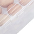 thumbnail image 5 of KINJOEK  Clear Deviled Egg Carrier with 3 Layer, Holds 72 Eggs Deviled Egg Holder with Lid, Carrier Egg Container Tray for Refrigerator, 5 of 7