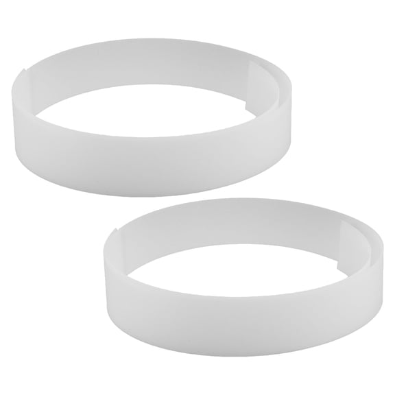 OFFIGAM 2Pcs Flexible LED Light Diffuser Sheet White for Home Use Even Light Distribution