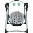 thumbnail image 2 of Graco Slim Spaces Compact Baby Swing, Etcher, Infant, 2 of 10