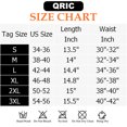 thumbnail image 2 of QRIC Men's Waist Trainer Sauna Vest Body Shaper Sauna Suit Slimming sweat band Shapewear Waist Trimmer (Black Two Belt, S-3XL), 2 of 6
