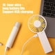 thumbnail image 3 of VH Small Fan Silent Office Dormitory Strong Wind Handheld Mini Usb Fan Rechargeable Portable Small Fan, 3 of 4
