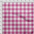 thumbnail image 3 of oneOone Polyester Lycra Pink Fabric Gingham Check Sewing Material Print Fabric By The Yard 56 Inches Wide, 3 of 4