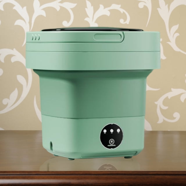 Minilavadora Mini lavadora de 3 modos, lavadora compacta para dormitorio de estudiantes (verde B) Wdftyju Libre de BPA