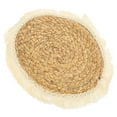 thumbnail image 1 of IDEANATEGRATE Mantel Redondo Tejido Y De Junco Para Con Decorativo Y Duradero, 1 of 5