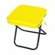 thumbnail image 3 of Taburete de camping, taburete plegable, silla plegable, reposapiés para exteriores para patio. Amarillo, 3 of 9