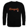 thumbnail image 1 of W Republic 556-107-BLK-04 Hommes Buffalo State College Bengals Script Crew Polaire, Noir - Extra Large, 1 of 1