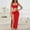 Red, variant on TMOYZQ Tank Dresses for Women's Scoop Neck Sleeveless Cut Out Midi Dress Bodycon Slim Fitted Midi Dresses with Slit