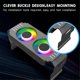 thumbnail image 2 of Computer RAM Memory Module Cooler PC DDR4 DDR5 Overlock Dual ARGB Sync PWM Fans Aluminium RGB Cooling Radiator(B), 2 of 5