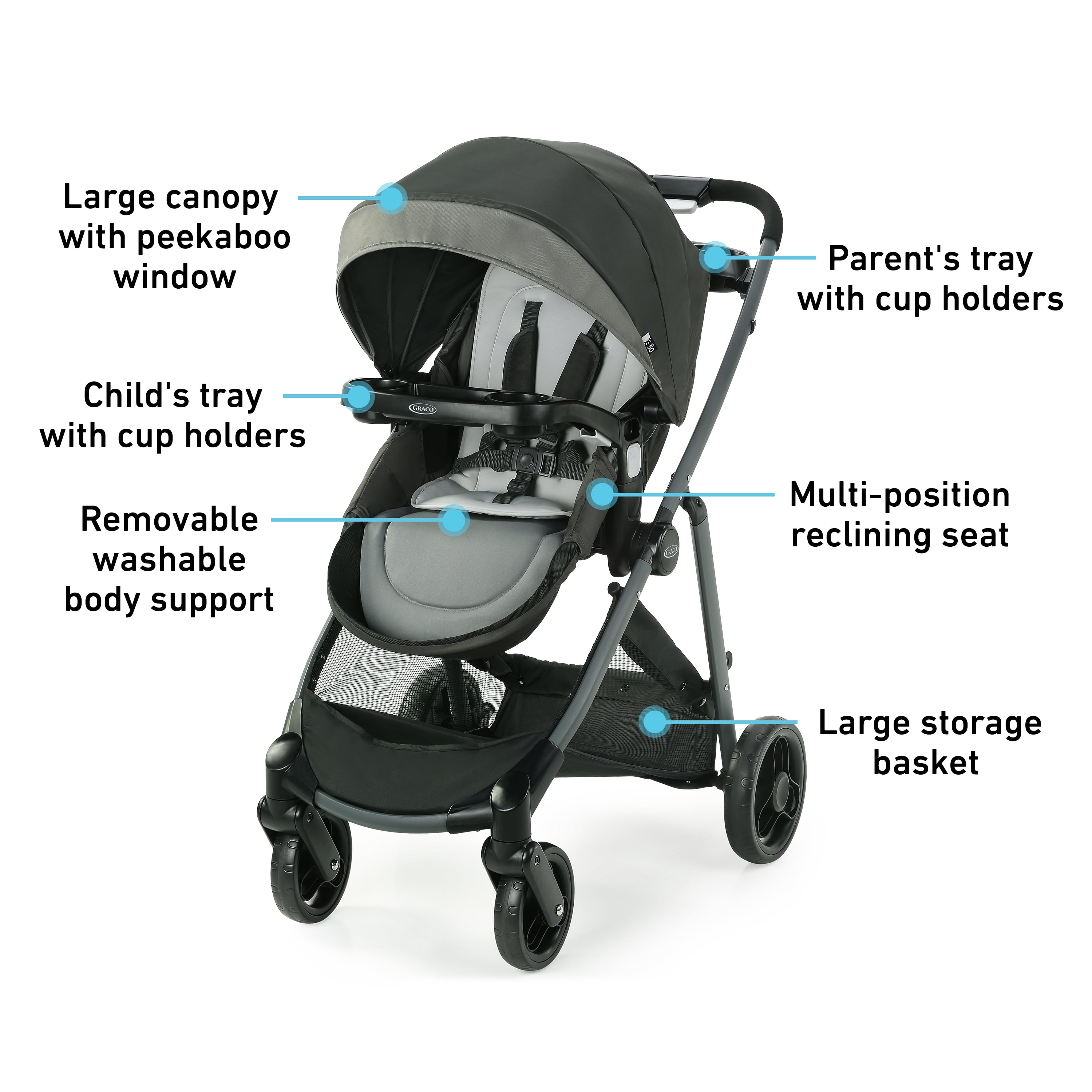 graco reversible handle stroller