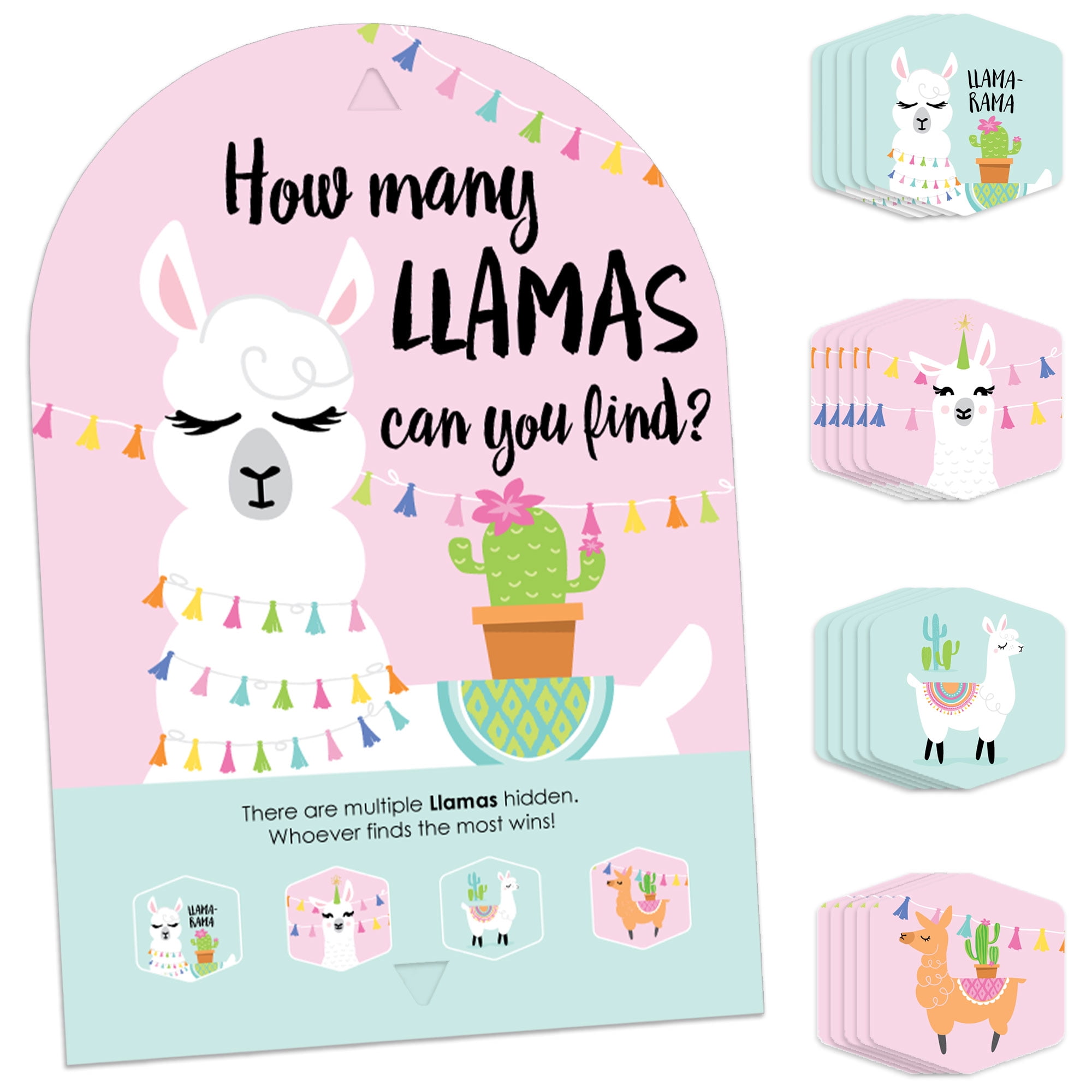 Big Dot of Happiness Whole Llama Fun Llama Fiesta Baby Shower or