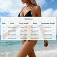 thumbnail image 3 of Babysbule Push-Up High Cut Bikinis Swimsuit Sets 2 Piece Women's, 3 of 8