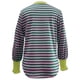 thumbnail image 5 of MHFRRA Blusa Informal Cómoda de Manga Larga con Cuello Redondo y Rayas a La Moda, Suave y Elástica, para Uso Diario Rosa, 5 of 5