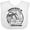 AA-White, variant on Inktastic Summer Vacation Mode Virginia Beach Virginia Boys or Girls Baby Bib