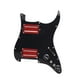 thumbnail image 4 of Golpeador de guitarra eléctrica Humbucker, precableado, de 11 agujeros negro rojo, 4 of 9