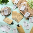 thumbnail image 2 of 100 Set Wedding Favors for Guests Bulk Include 100 Pcs Self Adhesive Seed Packets Kraft Paper Seed Envelopes Let Love Grow Cards and Organza Gift Bags for Bridal Shower(Classic), 2 of 7