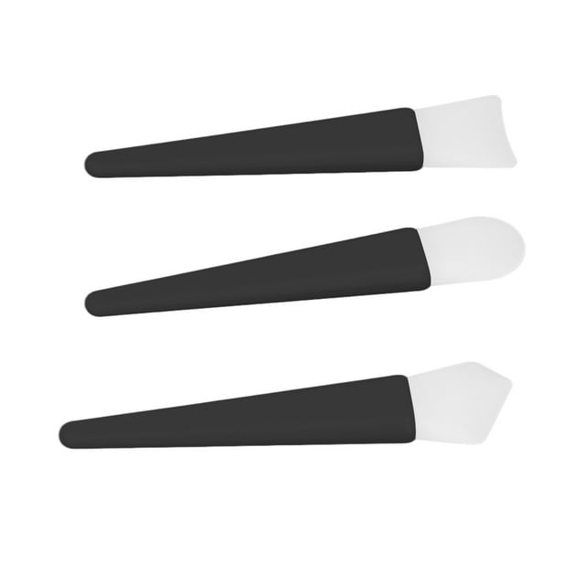 Silicone Brush Set,3Pcs Silicone Brush Applicator Silicone Face Brush Makeup Brushes Tools Top-Notch Performance
