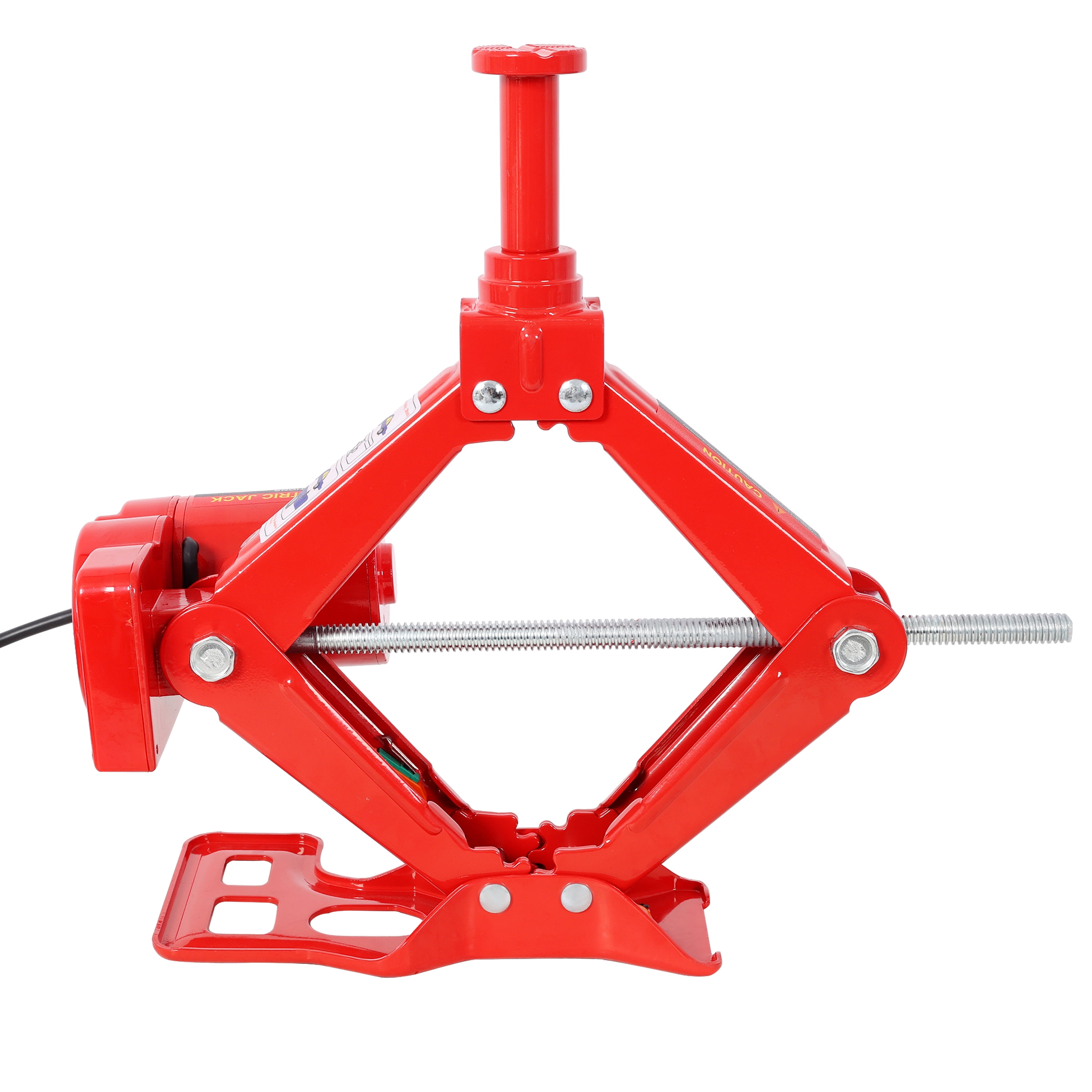3 Ton 12V Electric Car Scissor Jack Kit, Heavy Duty Portable Auto Lift Floor Jack, Roadside Emergency Tire Changing Tool for Sedans & SUVs