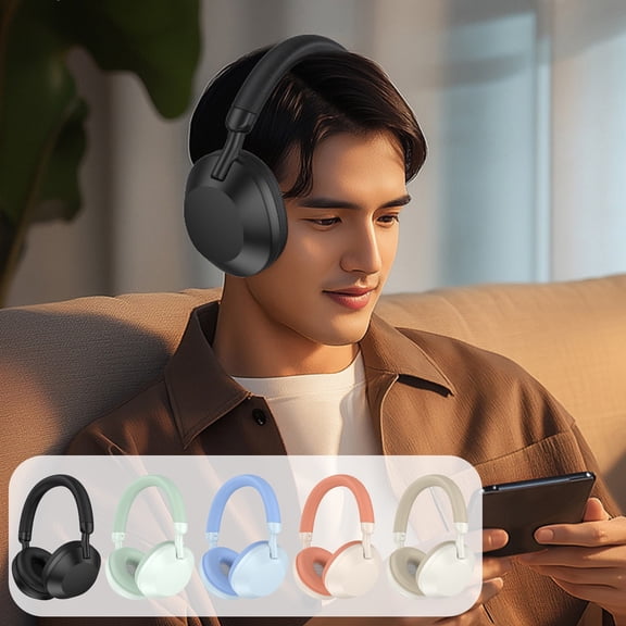kladzum Over-Ear Bluetooth Headphones - High Fidelity Sound, No Sound Leakage Noise Cancelling Headphones, Long Battery Life for Sports, Work, Travel