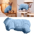 thumbnail image 2 of Warm Pet Sweater Sphynx Cat Clothes Fashion Soft Cat Apparel Comfort Thickened Winter Sphinx Hairless Cat Clothes, Sphynx Hairless Cat Sweater Cozy Warm (S), 2 of 6