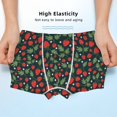 thumbnail image 3 of Yiaed Strawberry Print Boys' Boxer Briefs Cotton Casual Stretch Comfort Boys Boxers - Kids Boxer Briefs Underwear for Boys (6-18)-Large, 3 of 5