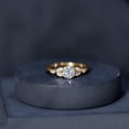 thumbnail image 6 of Rosec Jewels Lab Created Diamond Cluster Engagement Ring for Women (Ef-Vs Quality Certified) - with Jewelry Box, 10K Yellow Gold, US 9.50, 6 of 8