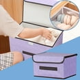 thumbnail image 1 of Bovemsi Clearance Storage Box Foldable Clothing Sundries Portable Storage Box With Lid Foldable Storage Box, 1 of 4