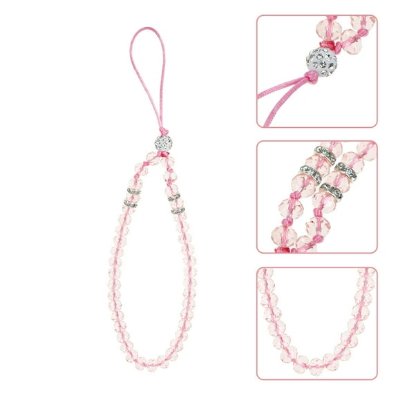 MUSEYA mobile phone accessory Anti-skid Phone Chain Plastic Pink 1Pcs for Electronic Accessories