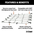 thumbnail image 2 of Curt Manufacturing Cur18200 Roof Rack (18115) Cargo Net, 2 of 5