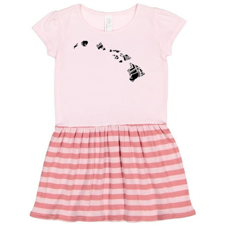 

Inktastic Hawaii Silhouette Mandala Gift Toddler Girl Dress