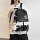 thumbnail image 5 of Mochilas Mochila Escolar con Insignia Colgante Mochila Impermeable para computadora portátil Mochila de Viaje para niños niñas Estudiantes, 5 of 7