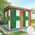 thumbnail image 6 of Outdoor Curtains for Patio Waterproof, St. Patrick's Day Outdoor Privacy Panels Grommet, Irish Flag Green Lucky Shamrock Blackout Outside Curtains for Porch/Cabana/Pergola/Gazebo 54"x108", 1 Panel, 6 of 8