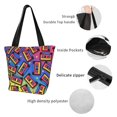 thumbnail image 4 of Pofeuu Vintage Audio Cassettes Print Women Fashion Shoulder Handbags Top Handle Satchel Bags Tote Shoulder Shopping Bag Stylish Canvas Tote Bag, 4 of 6