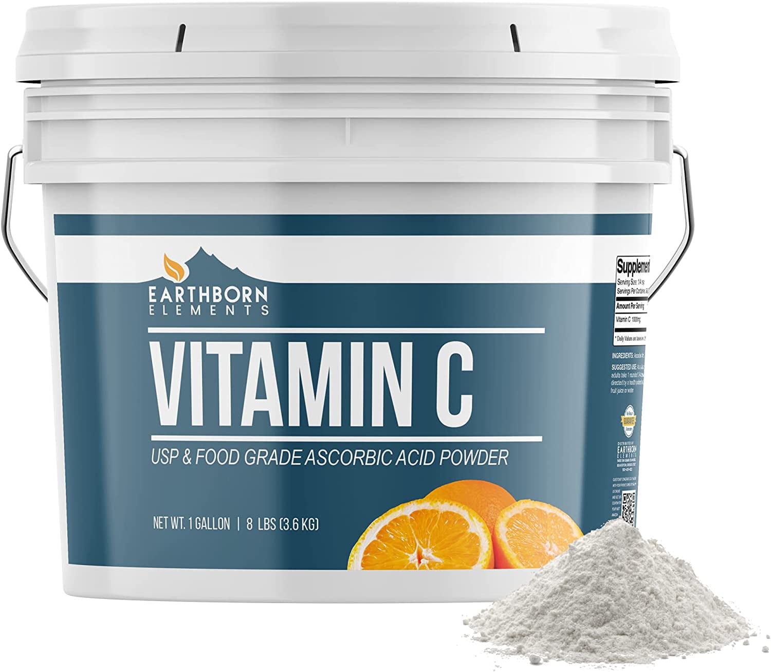 Buy Earthborn Elements Vitamin C Powder (1 Gallon), Ascorbic Acid