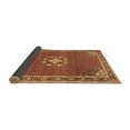 thumbnail image 2 of Ahgly Company Indoor Square Medallion Brown Traditional Area Rugs, 6' Square, 2 of 4