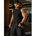 thumbnail image 2 of COOFANDY Men Workout Summer Tank Top Quick Dry UPF 50+ Sleeveless Athletic Gym Shirts Beach Swim Shirt, 2 of 6