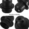 thumbnail image 2 of 4Pcs Lamp Holder Socket E27 Socket Plastic Light Socket for Bar Lamps, 2 of 9