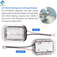 thumbnail image 4 of Módulo de luz LED para refrigerador KOLEOLL W11462342 para Whirlpool, 4 of 7