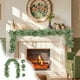 thumbnail image 4 of Adornos navideños, adornos navideños, simulación de enredaderas de eucalipto, decoración de bodas, enredaderas de hojas de sauce, plantas verdes, hojas de eucalipto encriptadas, enredaderas de eucalip, 4 of 6