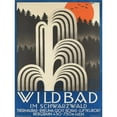 thumbnail image 3 of A. Fischinger 19x24 Black Modern Framed Museum Art Print Titled - Wildbad in the Black Forest, 3 of 5