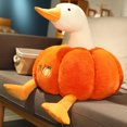 thumbnail image 1 of Almohada de pato creativo de celebridades de Internet, muñeco de calabaza, juguete de peluche, sofá cama, regalo para niña, almohada de ganso blanco grande, 1 of 5