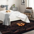 thumbnail image 3 of Bitcoin Area Rug 4x5, Vintage Rugs for Bedroom Living Room, Black Carpet, Machine Washable Rug, Non Slip Soft Low Pile Rugs Home Decor T6&-306, 3 of 7