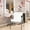 White, variant on Salon Chair for Hair Stylist Barber Chair Hair Stylist Chair Heavy Duty Modern Fashion Auto Reclining Shampoo Chair Spa Beauty Equipment for Women Men, Black