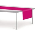 thumbnail image 2 of Magenta 1 Pack Premium Disposable Plastic Table Runner 14 x 108 Inch. Decorative Table Runner for Dinner Parties & Events, Decor By Grandipity, 2 of 3